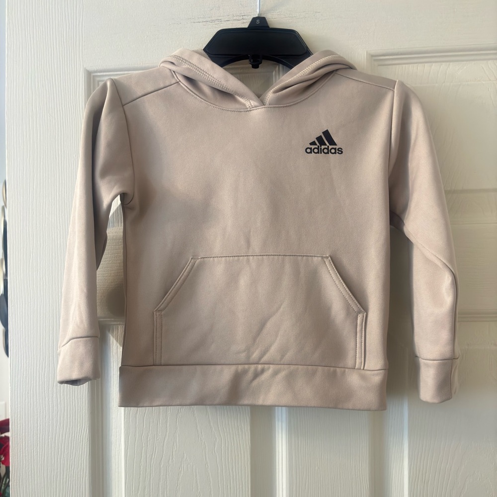 Adidas Kids Light Tan Hoodie
